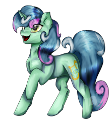 Size: 1773x2001 | Tagged: safe, artist:11-shadow, bon bon, lyra heartstrings, sweetie drops, pony, unicorn, g4, female, fusion, open mouth, raised hoof, simple background, solo, transparent background