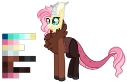 Size: 1971x1278 | Tagged: safe, artist:greyestgray, oc, oc only, oc:tune, draconequus, hybrid, female, interspecies offspring, offspring, parent:discord, parent:fluttershy, parents:discoshy, reference sheet, simple background, solo, transparent background