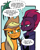 Size: 872x1085 | Tagged: safe, artist:andy price, idw, applejack, tempest shadow, earth pony, pony, unicorn, friendship is magic #90, g4, my little pony: friendship is magic (idw), season 10, spoiler:comic, broken horn, female, horn, mare