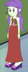 Size: 122x310 | Tagged: safe, screencap, starlight, equestria girls, equestria girls series, g4, holidays unwrapped, o come all ye squashful, spoiler:eqg series (season 2), background human, clothes, long skirt, skirt, solo