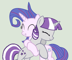 Size: 1024x852 | Tagged: safe, artist:jadeharmony, twilight velvet, oc, oc:aurora (tempest's mother), g4, auroravelvet, canon x oc, clothes, female, infidelity, lesbian, shipping