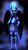 Size: 2304x4096 | Tagged: artist needed, safe, nightmare moon, alicorn, anthro, plantigrade anthro, g4, armor, clothes, cutie mark, cutie mark on clothes, ethereal mane, female, glowing horn, grin, hand on hip, high heels, horn, shoes, skirt, smiling, solo, starry mane, thinking