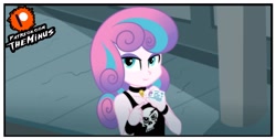 Size: 2480x1252 | Tagged: safe, artist:theminus, princess flurry heart, human, equestria girls, g4, equestria girls-ified, female, id card, older, older flurry heart, princess emo heart, punk, show accurate, tomboy