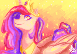 Size: 1200x848 | Tagged: safe, artist:maltese101, princess celestia, alicorn, pony, g4, color palette, female, solo