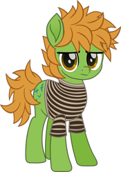 Size: 896x1278 | Tagged: safe, artist:lightningbolt, earth pony, pony, g4, .svg available, all time low, clothes, colored pupils, frown, male, messy mane, messy tail, movie accurate, ponified, shirt, simple background, solo, stallion, standing, svg, t-shirt, transparent background, vector, zack merrick