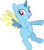 Size: 983x1111 | Tagged: safe, artist:pegasski, oc, oc only, alicorn, pony, g4, my little pony: friendship is magic, non-compete clause, alicorn oc, bald, base, eyelashes, female, flying, horn, mare, open mouth, simple background, smiling, solo, transparent background, two toned wings, wings