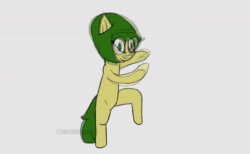 Size: 788x486 | Tagged: safe, artist:mranthony2, oc, oc only, oc:lemon bounce, earth pony, pony, animated, bipedal, dancing, distraction dance, female, henry stickmin collection, mare, meme, solo, sound, webm