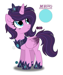 Size: 2296x2704 | Tagged: safe, artist:purplepotato04, oc, oc only, alicorn, pony, female, high res, magical lesbian spawn, mare, offspring, parent:tempest shadow, parent:twilight sparkle, parents:tempestlight, simple background, solo, transparent background