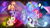 Size: 3840x2160 | Tagged: safe, artist:laszlvfx, artist:osipush, edit, applejack, fluttershy, pinkie pie, rainbow dash, rarity, starlight glimmer, twilight sparkle, alicorn, pony, g4, balloon, female, floating, glimmer wings, high res, levitation, magic, mane six, self-levitation, telekinesis, then watch her balloons lift her up to the sky, twilight sparkle (alicorn), wallpaper, wallpaper edit, wings