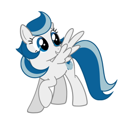 Size: 2000x2000 | Tagged: safe, artist:water-kirby, oc, oc only, oc:flightingale, pegasus, pony, deviantart watermark, female, high res, mare, obtrusive watermark, simple background, solo, transparent background, watermark