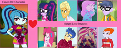 Size: 4300x1700 | Tagged: artist needed, safe, flash sentry, fluttershy, heath burns, micro chips, pinkie pie, ragamuffin (g4), sci-twi, sonata dusk, sunset shimmer, twilight sparkle, equestria girls, g4, bisexual, female, heathdusk, lesbian, male, meme, microdusk, senata, ship:pinata, ship:sci-twinata, ship:sonamuffin, ship:sunata, ship:twinata, shipping, sonatashy, straight