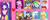 Size: 4300x1700 | Tagged: artist needed, safe, screencap, aria blaze, flash sentry, fluttershy, heath burns, micro chips, ragamuffin (g4), rainbow dash, sunset shimmer, trixie, equestria girls, g4, ariachips, arixie, bisexual, female, flasharia, heathblaze, lesbian, male, meme, ragablaze, ship:ariadash, ship:ariashy, ship:sunblaze, shipping, straight