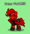 Size: 311x347 | Tagged: safe, pinkie pie, earth pony, pony, pony town, g4, chinese, zalgo, zalgo pie