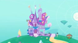 Size: 1671x929 | Tagged: safe, screencap, g4.5, my little pony: pony life, whoof-dunnit, floating land, rarity's house, scenery