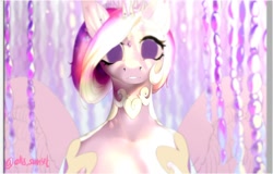 Size: 1104x706 | Tagged: safe, artist:peacheb_o, princess cadance, alicorn, pony, g4, bust, female, mare, solo