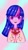 Size: 1836x3264 | Tagged: safe, artist:marydibujando, twilight sparkle, equestria girls, g4, :d, abstract background, bust, clothes, female, kimono (clothing), open mouth, smiling, solo