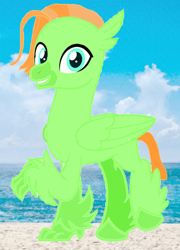 Size: 840x1164 | Tagged: safe, artist:artrocke, oc, oc only, hippogriff, solo