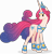 Size: 6708x7001 | Tagged: safe, artist:inaactive, princess amore, pony, unicorn, g4, absurd resolution, female, show accurate, simple background, solo, transparent background, vector