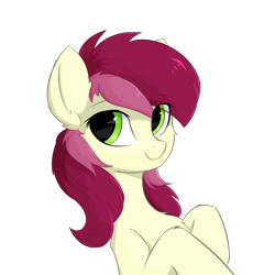 Size: 1620x1620 | Tagged: safe, artist:d.w.h.cn, roseluck, earth pony, pony, g4, cute, female, mare, rosabetes, simple background, solo, transparent background
