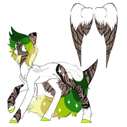 Size: 1000x1000 | Tagged: safe, artist:intfighter, oc, oc only, pegasus, pony, colored hooves, pegasus oc, raised hoof, simple background, solo, white background, wings