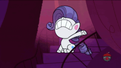 Size: 1920x1080 | Tagged: safe, screencap, opalescence, rarity, cat, pegasus, pony, unicorn, g4, g4.5, my little pony: pony life, the 5 habits of highly effective ponies, animated, bipedal, boasting, eyes closed, falling, falling downstairs, female, majestic as fuck, mare, musical instrument, piano, rarity being rarity, solo, sound, sparkles, spotlight, stairs, talking, tripping, webm