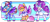 Size: 1893x846 | Tagged: safe, artist:mrraapeti, fluttershy, rainbow dash, rarity, pony, g4, chibi, female, simple background, transparent background