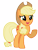 Size: 5000x6553 | Tagged: safe, artist:estories, applejack, earth pony, pony, g4, absurd resolution, female, hat, simple background, solo, transparent background, vector