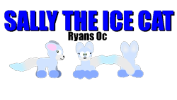 Size: 640x360 | Tagged: safe, artist:emilliothewolf56, oc, oc only, oc:sally the icecat, cat, barely pony related, simple background, transparent background