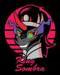 Size: 1200x1500 | Tagged: safe, artist:samoht-lion, king sombra, pony, unicorn, g4, male, solo, stallion