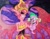 Size: 2048x1598 | Tagged: safe, artist:dncsamsonart, spike, sunset shimmer, demon, devil, dog, equestria girls, g4, my little pony equestria girls, angry, commission, holding, pencil drawing, request, sharp teeth, shedemon, spike the dog, sunset satan, teeth, traditional art, wings