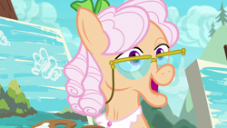 Size: 1280x720 | Tagged: safe, screencap, apple rose, earth pony, pony, g4, the point of no return, female, glasses
