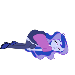 Size: 2952x2952 | Tagged: safe, alternate character, alternate version, artist:gmaplay, princess luna, vice principal luna, equestria girls, g4, ass, butt, clothes, cute, high res, lunabetes, moonbutt, simple background, socks, solo, stockings, thigh highs, transparent background, vice principal moonbutt