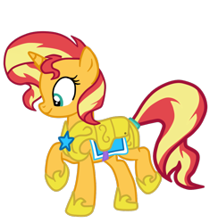 Size: 1016x1041 | Tagged: safe, alternate version, artist:gmaplay, sunset shimmer, unicorn, equestria girls, g4, armor, female, guardsmare, mare, royal guard, royal guard armor, simple background, solo, transparent background