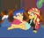 Size: 1822x1552 | Tagged: safe, artist:gmaplay, flash sentry, sunset shimmer, equestria girls, g4, barefoot, feet, female, male, ship:flashimmer, shipping, straight, sunset's apartment