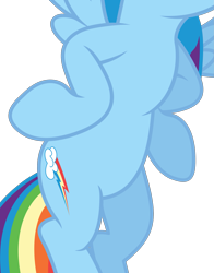 Size: 1981x2531 | Tagged: safe, artist:xpesifeindx, edit, vector edit, rainbow dash, pegasus, pony, g4, the last roundup, belly, cropped, pictures of bellies, simple background, solo, transparent background, vector