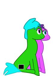 Size: 794x1123 | Tagged: safe, artist:joeydr, oc, oc only, oc:green byte, oc:melody bliss, bat pony, pony, unicorn, 2021 community collab, derpibooru community collaboration, .svg available, 1000 hours in ms paint, female, male, mare, simple background, stallion, svg, trans female, transgender, transparent background, vector