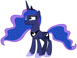 Size: 8756x6700 | Tagged: safe, artist:laszlvfx, princess luna, pony, between dark and dawn, g4, absurd resolution, faic, female, mare, simple background, solo, transparent background, vector