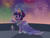 Size: 1600x1200 | Tagged: safe, artist:mew-me, twilight sparkle, alicorn, pony, g4, the last problem, 2021, champagne glass, clothes, coronation dress, crown, dress, ear piercing, earring, fireworks, glowing horn, happy new year, holiday, hoof shoes, horn, jewelry, magic, open mouth, piercing, regalia, second coronation dress, solo, telekinesis, twilight sparkle (alicorn)