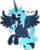 Size: 1349x1685 | Tagged: safe, artist:kurosawakuro, oc, oc only, alicorn, pony, base used, blinders, offspring, parent:princess luna, parent:shining armor, parents:shiningluna, simple background, solo, transparent background