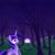 Size: 900x900 | Tagged: safe, artist:slamjam, starlight glimmer, twilight sparkle, pony, unicorn, g4, moon, night, tree, unicorn twilight