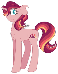 Size: 1214x1545 | Tagged: safe, artist:gallantserver, oc, oc only, oc:solange, pony, unicorn, concave belly, female, mare, simple background, solo, transparent background