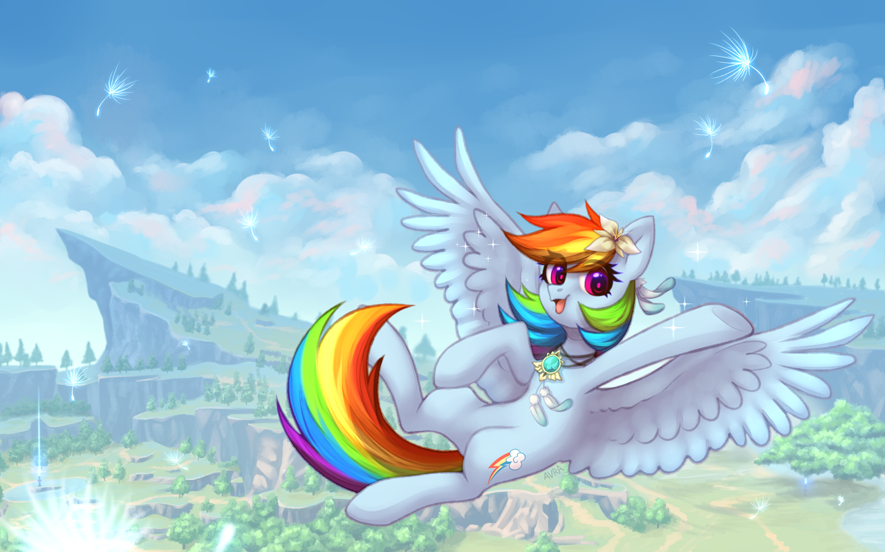 2527502 Safe Artist Avrameow Rainbow Dash Pegasus Pony G4