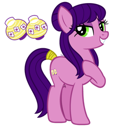 Size: 1280x1423 | Tagged: safe, artist:cherrycandi, kimono, earth pony, pony, g3, g4, base used, cutie mark, eyeshadow, female, g3 to g4, generation leap, hoof on chest, makeup, mare, raised hoof, simple background, solo, tail wrap, transparent background
