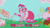 Size: 1280x720 | Tagged: safe, edit, edited screencap, part of a set, screencap, pinkie pie, earth pony, pony, g4, suited for success, candy, candy background, candy cane, caption, clothes, cookie, dignified wear, dress, female, food, gala dress, image macro, lollipop, mare, pink, solo, text
