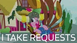 Size: 1920x1080 | Tagged: safe, edit, edited screencap, editor:quoterific, screencap, pinkie pie, earth pony, pony, g4, my little pony: friendship is magic, yakity-sax, helmet, honorary yak horns, horned helmet, musical instrument, solo, viking helmet, yovidaphone