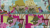 Size: 2000x1125 | Tagged: safe, edit, edited screencap, editor:quoterific, screencap, applejack, pinkie pie, rainbow dash, twilight sparkle, alicorn, pony, g4, my little pony: friendship is magic, secrets and pies, food, pie, twilight sparkle (alicorn)