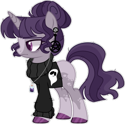 Size: 2225x2199 | Tagged: safe, artist:kurosawakuro, oc, oc only, pony, unicorn, base used, clothes, female, high res, magical lesbian spawn, mare, offspring, parent:maud pie, parent:twilight sparkle, parents:twimaud, simple background, solo, sweater, transparent background