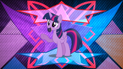 Size: 5120x2880 | Tagged: safe, artist:anime-equestria, artist:laszlvfx, edit, twilight sparkle, alicorn, pony, g4, donut, food, mouth hold, solo, twilight sparkle (alicorn), wallpaper, wallpaper edit