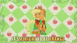 Size: 1280x720 | Tagged: safe, edit, edited screencap, part of a set, screencap, applejack, earth pony, pony, g4, suited for success, clothes, dress, gala dress, looking at you, solo