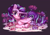 Size: 4093x2894 | Tagged: safe, artist:shore2020, starlight glimmer, alicorn, pony, g4, alicornified, commission, female, flower, high res, horn, long horn, looking at you, lying down, mare, prone, race swap, smiling, solo, starlicorn, underhoof